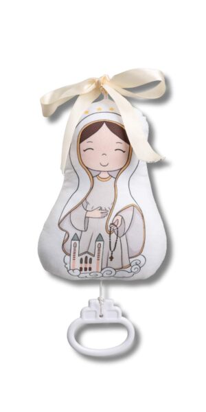Carillon Neonato Personalizzato Madonna Medjugorje - Carillon Culla e Passeggino