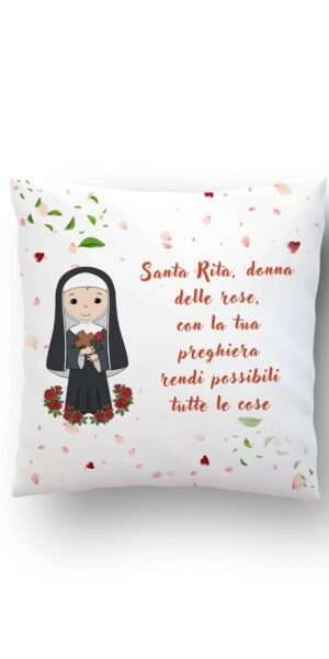 Cuscino Personalizzato Santa Rita da Cascia